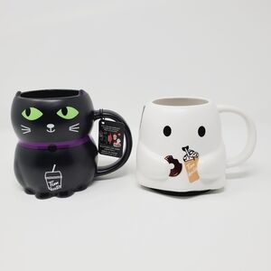Tim Hortons Limited Edition Black Cat And Ghost Mug (2025)